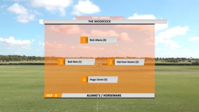 Port Mayaca – The Woodcock – Aliano´s/Horseware vs. Woodmere
