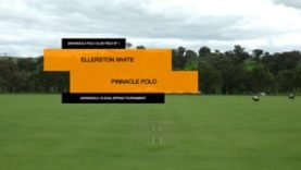 Garangula 16 Goal Spring Tournament – Ellerston White v Pinnacle Polo
