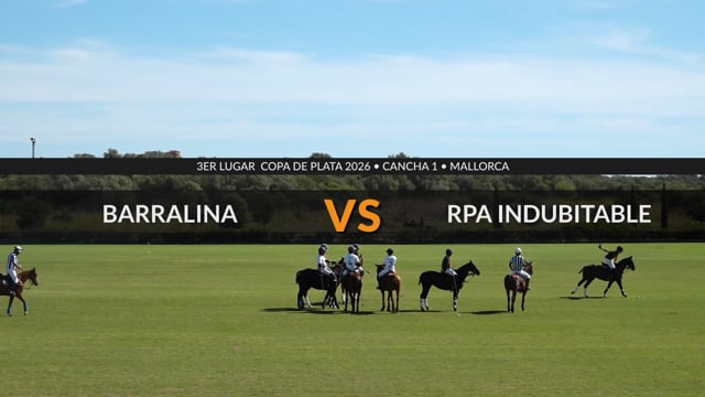 3er. Lugar Copa de Plata 2026 – Barralina vs RPA Indubitable